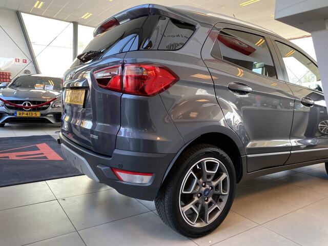 Ford ECOSPORT 1.0 EcoBoost Titanium S,Navigatie,Achteruitrijcamera,V&A Sensoren,Leder&Stoelverwarming,Keyless,Climate&Cruisecontrol,Spraakbediening,Ipod Usb Aansluiting,17 Inch Lmv