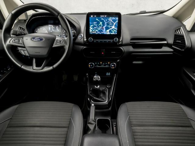 Ford ECOSPORT 1.0 EcoBoost Titanium (APPLE CARPLAY, GROOT NAVI, CAMERA, CLIMATE, SPORTSTOELEN, LEDER, XENON, PARKEERSENSOREN, NIEUWE APK, NIEUWSTAAT)