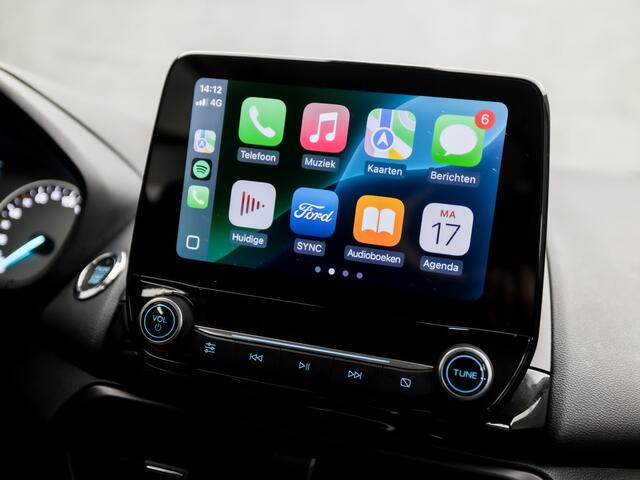 Ford ECOSPORT 1.0 EcoBoost Titanium (APPLE CARPLAY, GROOT NAVI, CAMERA, CLIMATE, SPORTSTOELEN, LEDER, XENON, PARKEERSENSOREN, NIEUWE APK, NIEUWSTAAT)