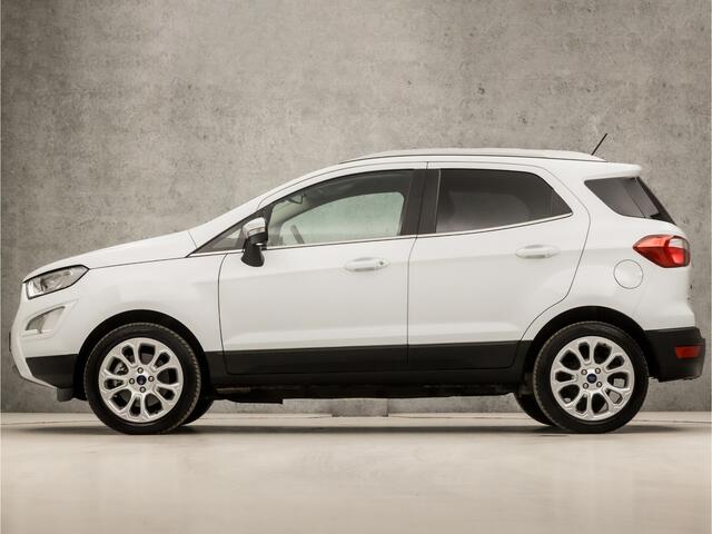Ford ECOSPORT 1.0 EcoBoost Titanium Automaat (APPLE CARPLAY, GROOT NAVI, LEDER, STUUR/STOELVERWARMING, BANG&OLUFSEN, CLIMATE, SPORTSTOELEN, CAMERA, GETINT GLAS, CRUISE, NIEUWSTAAT)