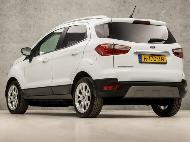 Ford ECOSPORT 1.0 EcoBoost Titanium Automaat (APPLE CARPLAY, GROOT NAVI, LEDER, STUUR/STOELVERWARMING, BANG&OLUFSEN, CLIMATE, SPORTSTOELEN, CAMERA, GETINT GLAS, CRUISE, NIEUWSTAAT)