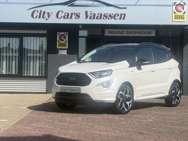 Ford ECOSPORT 1.0 EcoBoost ST-Line automaat 126 pk navigatie camera climate ctr keyless entry lmv 18 inch half leder/alcantara afn trekhaak dealer onderhouden