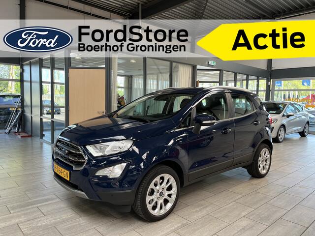 Ford ECOSPORT EcoBoost 125 pk Titanium | Camera | 17" | Dode hoek bew. | Clima | Cruise | Apple Carplay