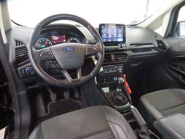 Ford ECOSPORT 125pk EcoBoost Titanium Half Leer Climat Apple Car play Parkeersensoren Dealeronderhouden