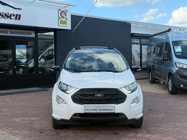 Ford ECOSPORT 1.0 EcoBoost ST-Line Black automaat 125 pk navigatie camera climate ctr half leder/alcantara afn trekhaak lmv 18 inch dealer onderhouden