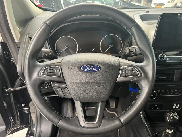 Ford ECOSPORT EcoBoost 125 pk Titanium | Camera | Clima | Cruise | Apple Carplay | Half leer | Dode hoek bew.
