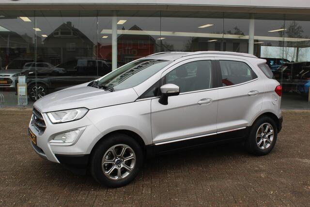 Ford ECOSPORT 1.0 EcoBoost Titanium , 125pk Hoge zit , slechts 39899km Climate control , Trekhaak , Navigatie , Bluetooth Parkeersensoren achter , Cruise control