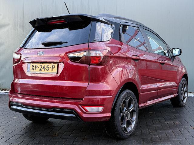Ford ECOSPORT BWJ 2019 1.0 EcoBoost 126 PK ST-Line PANODAK | STOEL + STUURVERW. | FULL LED | VOORRUITVERW. | HALF LEDER | CAMERA | KEYLESS | CARPLAY + ANDROID | NAVI | CLIMA | CRUISE | LMV | PDC