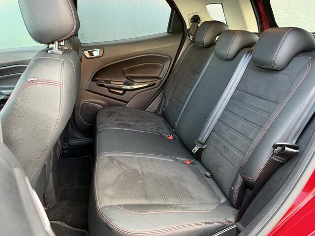 Ford ECOSPORT BWJ 2019 1.0 EcoBoost 126 PK ST-Line PANODAK | STOEL + STUURVERW. | FULL LED | VOORRUITVERW. | HALF LEDER | CAMERA | KEYLESS | CARPLAY + ANDROID | NAVI | CLIMA | CRUISE | LMV | PDC