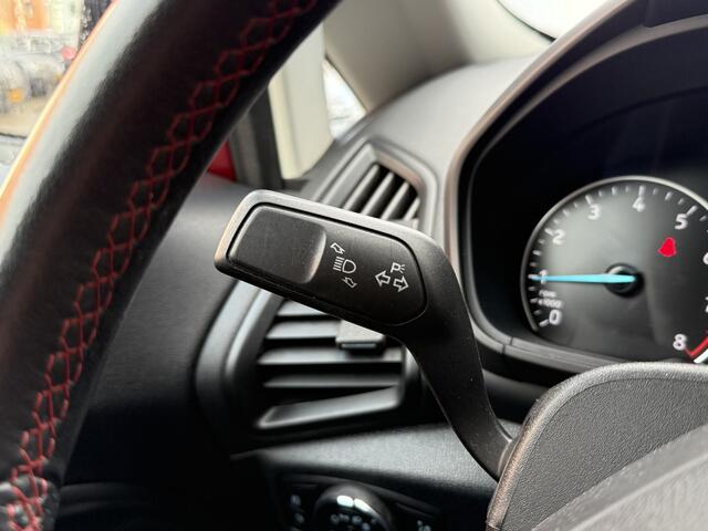 Ford ECOSPORT BWJ 2019 1.0 EcoBoost 126 PK ST-Line PANODAK | STOEL + STUURVERW. | FULL LED | VOORRUITVERW. | HALF LEDER | CAMERA | KEYLESS | CARPLAY + ANDROID | NAVI | CLIMA | CRUISE | LMV | PDC