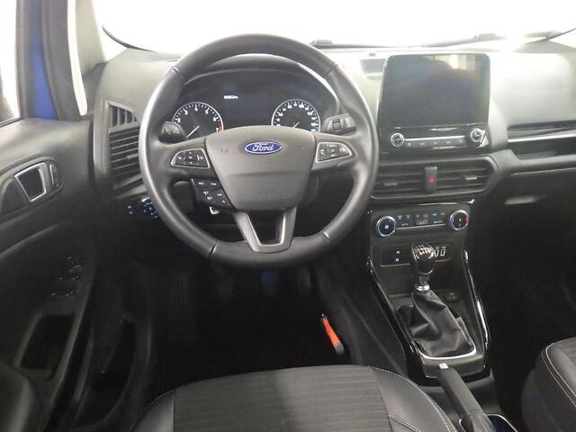 Ford ECOSPORT 125pk Titanium Climat Cruise Half Leer Apple Carplay Parkeersensor Reservewiel Dealeronderhouden