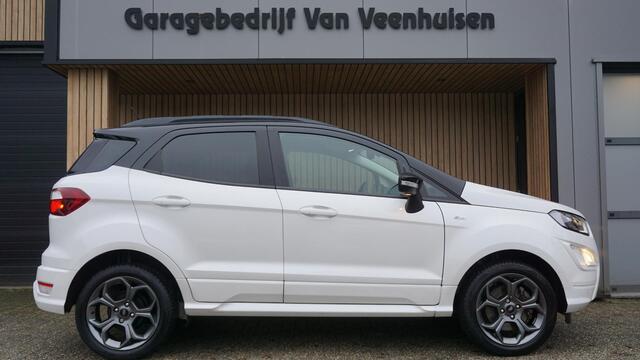 Ford ECOSPORT 1.0 125pk EcoBoost ST-Line Leder/Alcantara *Winterpack* Stoel&Stuurverwarming B&O Sfeerverlichting Keyless *NL auto* 1e eigenaar 63378km!