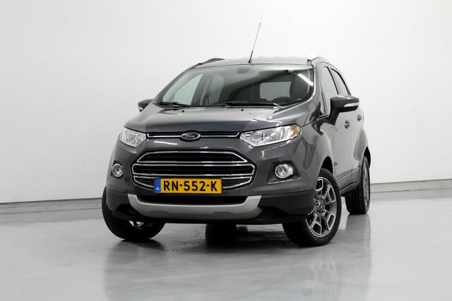Ford ECOSPORT 1.0 EcoBoost Titanium 126PK, ZEER NETTE AUTO | DEELS LEER | NAVIGATIE | CRUISE | STOELVERWARMING | RUITVERWARMING