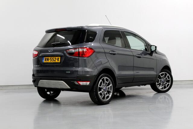 Ford ECOSPORT 1.0 EcoBoost Titanium 126PK, ZEER NETTE AUTO | DEELS LEER | NAVIGATIE | CRUISE | STOELVERWARMING | RUITVERWARMING