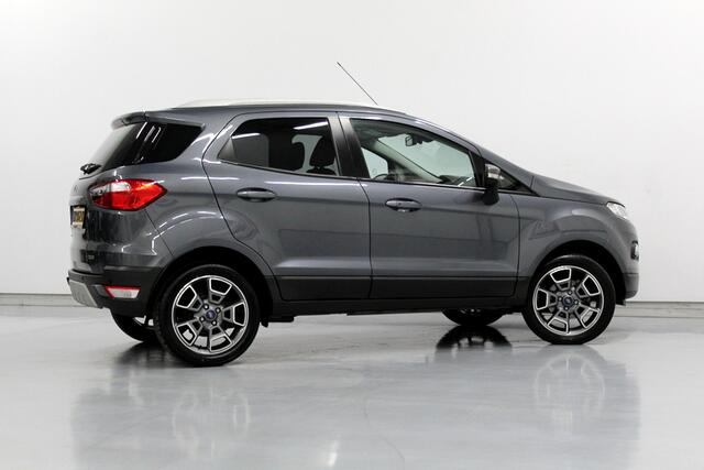 Ford ECOSPORT 1.0 EcoBoost Titanium 126PK, ZEER NETTE AUTO | DEELS LEER | NAVIGATIE | CRUISE | STOELVERWARMING | RUITVERWARMING