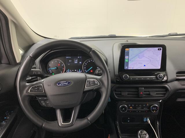 Ford ECOSPORT 1.0 EcoBoost Titanium APPLE CARPLAY | PARKEERSENSOREN ACHTER | CLIMATE CONTROL | STOEL/STUUR -EN VOORRUITVERWARMING