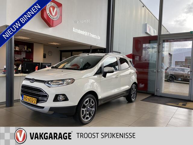 Ford ECOSPORT 1.0 EcoBoost Titanium,Dealeronderhouden,Navigatie,Parkeerassistent,Climate&Cruisecontrol,Spraakbediening.Trekhaak,Voorstoelenverwarmd,Keyless,17 Inch Lmv