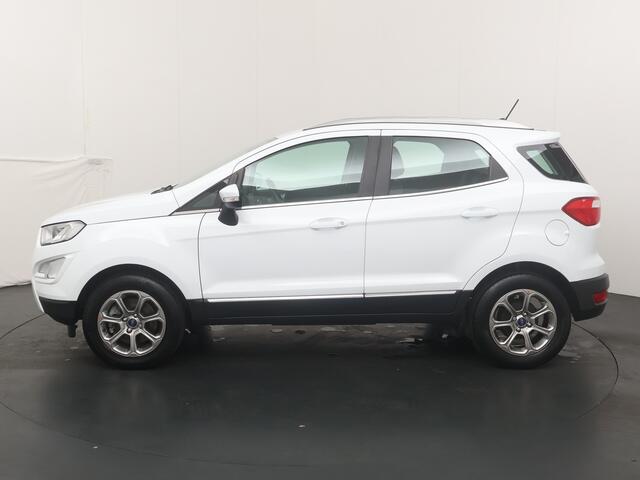 Ford ECOSPORT EcoBoost 125 pk Titanium | Trekhaak | Navi | Clima | Cruise | LMV | Parkeersens.| Half leer | 100% dealer onderh.