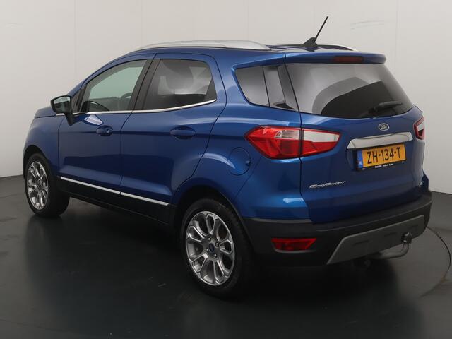 Ford ECOSPORT EcoBoost 125pk Titanium | Trekhaak | Winterpack | Camera | Dodehoek detectie | B&O audio | Cruise | 17" LMV | 1/2 leer | Apple carplay |