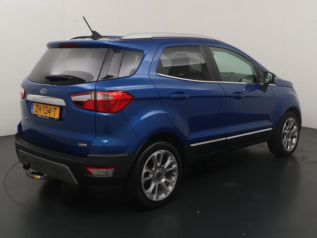 Ford ECOSPORT EcoBoost 125pk Titanium | Trekhaak | Winterpack | Camera | Dodehoek detectie | B&O audio | Cruise | 17" LMV | 1/2 leer | Apple carplay |