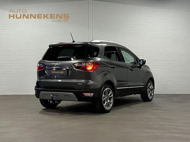 Ford ECOSPORT 1.0 EcoBoost Titanium Trekhaak | Open dak | Cruise control | Stuur-/Stoelverwarming | Carplay | Verwarmde voorruit | Navigatie | Bang & Olufsen