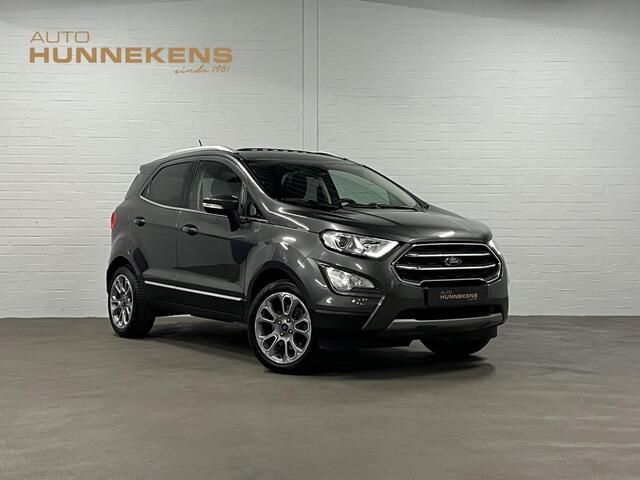 Ford ECOSPORT 1.0 EcoBoost Titanium Trekhaak | Open dak | Cruise control | Stuur-/Stoelverwarming | Carplay | Verwarmde voorruit | Navigatie | Bang & Olufsen