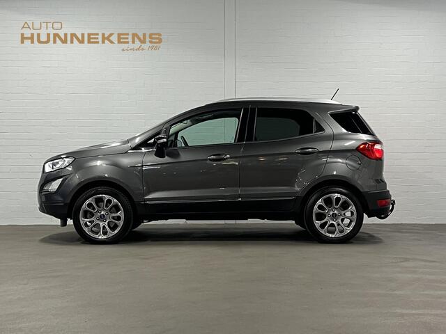 Ford ECOSPORT 1.0 EcoBoost Titanium Trekhaak | Open dak | Cruise control | Stuur-/Stoelverwarming | Carplay | Verwarmde voorruit | Navigatie | Bang & Olufsen