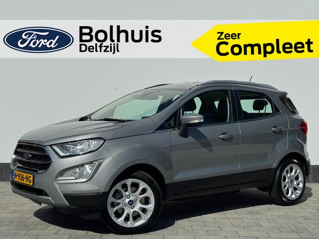 Ford ECOSPORT EcoBoost 125 pk Titanium | Trekhaak | Camera | Winter Pack | B&O | Half leer | Keyless Entry | Blis |