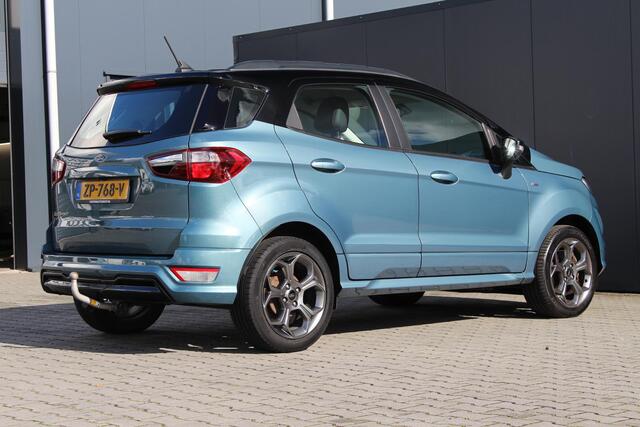 Ford ECOSPORT 1.0 EcoBoost ST-Line | Incl. 12 maanden garantie | Airco | Trekhaak | Stoelverwarming | Stuurwiel verwarmd | Navigatie | Cruise | Bluetooth | Parkeersensoren | Parkeer camera | Bang & Olufsen Audio |