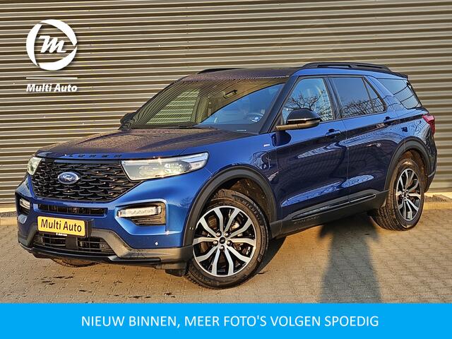 Ford EXPLORER 3.0 V6 EcoBoost ST-Line Plug In Hybrid 457pk 7 Persoons PHEV | Panodak | Trekhaak Afn . | Adaptive Cruise | Lederen Sportstoelen Memory & Ventilatie | Bang & Olufsen | Keyless | 20 "L.M |