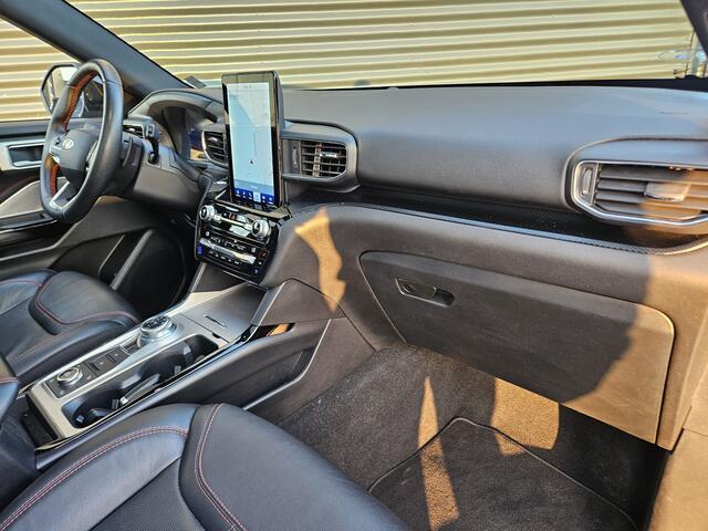 Ford EXPLORER 3.0 V6 EcoBoost ST-Line Plug In Hybrid 457pk 7 Persoons PHEV | Panodak | Trekhaak Afn . | Adaptive Cruise | Lederen Sportstoelen Memory & Ventilatie | Bang & Olufsen | Keyless | 20 "L.M |