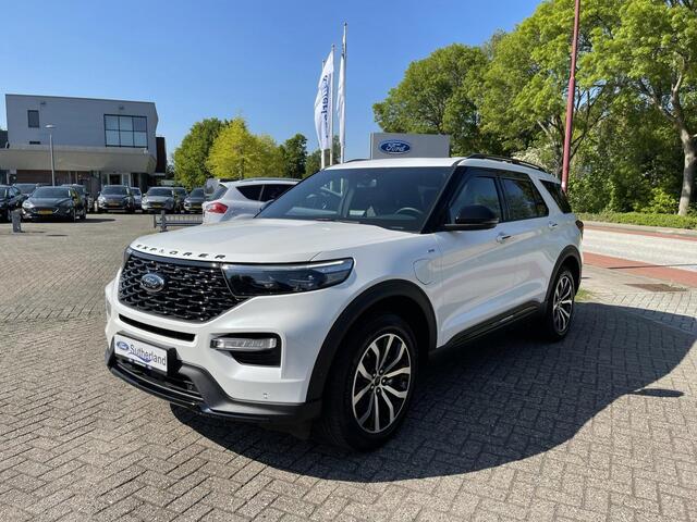 Ford EXPLORER 3.0 V6 EcoBoost PHEV ST-Line 457pk | Origineel NL auto | Premium metallic Star White | Afneembare trekhaak