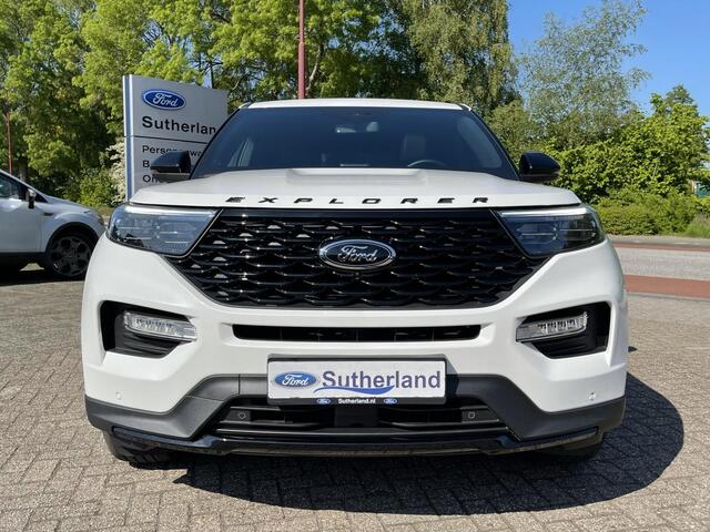 Ford EXPLORER 3.0 V6 EcoBoost PHEV ST-Line 457pk | Origineel NL auto | Premium metallic Star White | Afneembare trekhaak