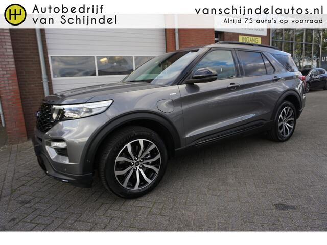 Ford EXPLORER 3.0 V6 ECOBOOST 457PK PHEV ST-LINE NL AUTO VOLLEDIG DEALER ONDERHOUDEN 7P 7ST FULL OPTIONS PANORAMADAK 360CAMERA LEDER 20INCH ADAPTIEVE CRUISE ANDROID/APPLECARPLAY NAVI STOELKOELING+VERWARMING ENZ...