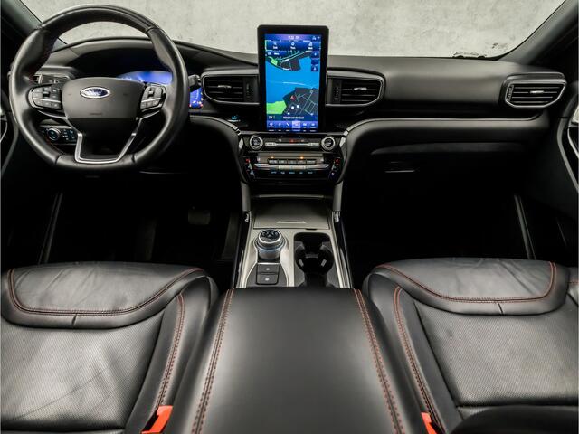 Ford EXPLORER 3.0 V6 EcoBoost PHEV ST-Line 7 Persoons 457Pk Automaat (PANORAMADAK, APPLE CARPLAY, LEDER, MEMORY SEATS, STOELVERWARMING/KOELING, BANG&OLUFSEN, 360 CAMERA, ADAPTIVE CRUISE, VIRTUAL COCKPIT, KEYLESS, NIEUWSTAAT)