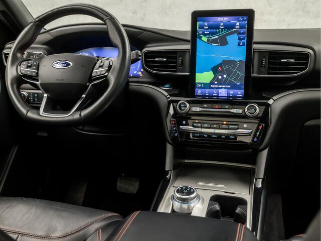 Ford EXPLORER 3.0 V6 EcoBoost PHEV ST-Line 7 Persoons 457Pk Automaat (PANORAMADAK, APPLE CARPLAY, LEDER, MEMORY SEATS, STOELVERWARMING/KOELING, BANG&OLUFSEN, 360 CAMERA, ADAPTIVE CRUISE, VIRTUAL COCKPIT, KEYLESS, NIEUWSTAAT)