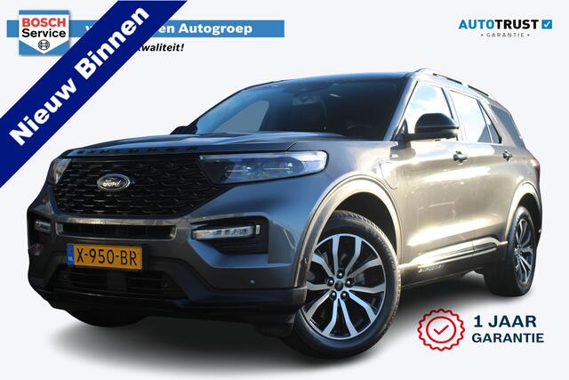 Ford EXPLORER 3.0 V6 EcoBoost PHEV ST-Line | Incl. 12 maanden garantie | 7 persoons | Trekhaak | Stoel/stuur verwarming | Stoelventilatie | Adaptieve cruise control | Climate control | Apple carplay/Android auto | Memory seat | Schuif/kantel dak |