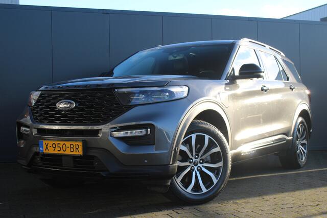 Ford EXPLORER 3.0 V6 EcoBoost PHEV ST-Line | Incl. 12 maanden garantie | 7 persoons | Trekhaak | Stoel/stuur verwarming | Stoelventilatie | Adaptieve cruise control | Climate control | Apple carplay/Android auto | Memory seat | Schuif/kantel dak |