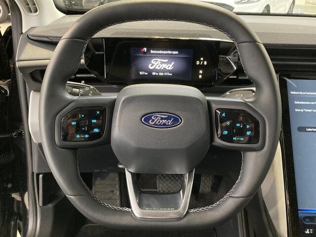 Ford EXPLORER Extended Range RWD 286 pk 77 kWh | Elek. Trekhaak | Warmtepomp | Adaptieve cruise | Stoel- stuur verwarm. | HUD | Elek. Klep | Elek. stoelen