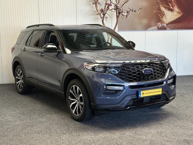 Ford EXPLORER 3.0 V6 ECOBOOST PHEV ST-LINE 7 PERSOONS NAVIGATIE ADAPTIVE CRUISE CONTROL PANORAMA SCHUIF/KANTELDAK APPLE CARPLAY/ANDROID RIJSTROOKSENSOREN DODEHOEKSENSOREN 360 CAMERA AFN. TREKHAAK ZEER MOOI !! 3010