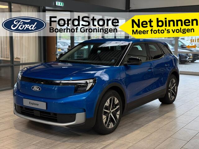 Ford EXPLORER Extended Range RWD 286 pk 77 kWh | Adaptieve cruise | Stoel- stuur verwarm. | HUD | Elek. Klep | Elek. stoelen + geh.