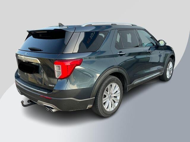 Ford EXPLORER 3.0 V6 EcoBoost PHEV Platinum 457pk | 7 persoons | Trekhaak | Panoramadak | BTW verrekenbaar | Adaptieve Cruise | Lederen bekleding | Stoelverwarming