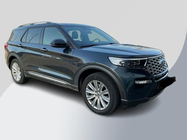 Ford EXPLORER 3.0 V6 EcoBoost PHEV Platinum 457pk | 7 persoons | Trekhaak | Panoramadak | BTW verrekenbaar | Adaptieve Cruise | Lederen bekleding | Stoelverwarming