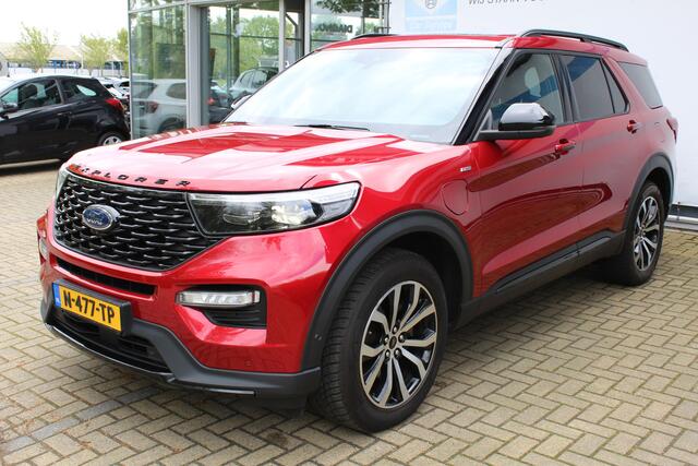 Ford EXPLORER 3.0 V6 EcoBoost PHEV ST-Line | Incl. 12 maanden Garantie | Trekhaak | Panorama dak | B&O Audiosysteem | Stoel/stuurverwarming | Stoelventilatie | Achterbank verwarming | 360* Camera | Adaptive cruise | Apple CarPlay/Android Auto | Elektrisch verstelbare s