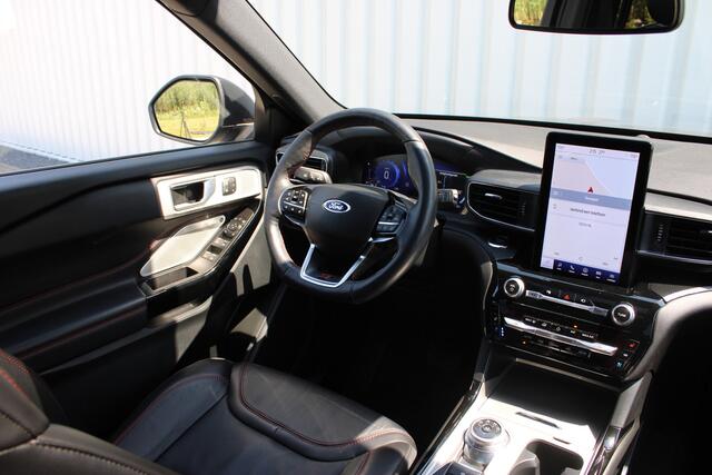 Ford EXPLORER 3.0 V6 EcoBoost PHEV ST-Line | Incl. 12 maanden garantie | 7-persoons | Trekhaak | Stoel/stuur verwarming | Stoelventilatie | Adaptieve cruise control | Climate control | Apple carplay/Android auto | Memory seat | Schuif/kantel dak |