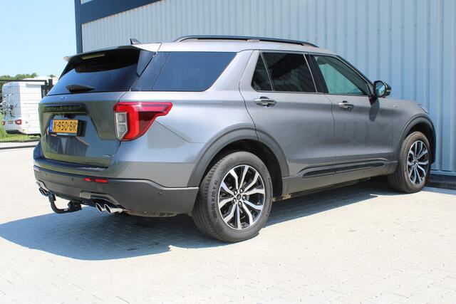 Ford EXPLORER 3.0 V6 EcoBoost PHEV ST-Line | Incl. 12 maanden garantie | 7-persoons | Trekhaak | Stoel/stuur verwarming | Stoelventilatie | Adaptieve cruise control | Climate control | Apple carplay/Android auto | Memory seat | Schuif/kantel dak |