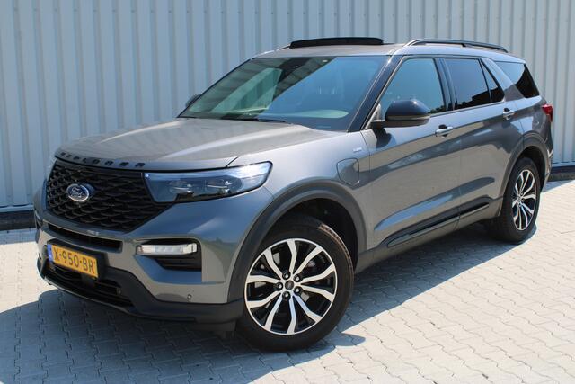 Ford EXPLORER 3.0 V6 EcoBoost PHEV ST-Line | Incl. 12 maanden garantie | 7-persoons | Trekhaak | Stoel/stuur verwarming | Stoelventilatie | Adaptieve cruise control | Climate control | Apple carplay/Android auto | Memory seat | Schuif/kantel dak |