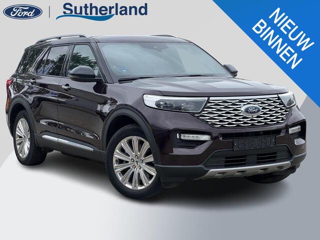 Ford EXPLORER 3.0 V6 EcoBoost PHEV Platinum | Afneembare trekhaak | Panoramadak | Bang&Olufsen | 360 graden camera | Stoelverwarming/koeling