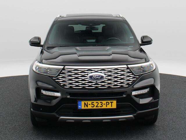Ford EXPLORER 3.0 V6 457 Pk Automaat PHEV 7-Persoons | Stoel Verwarming/Ventilatie | Adaptive Cruise | 360 Camera | Trekhaak | Leer | Panoramadak | Bluetooth | 20 Inch | 60.556 Km !!