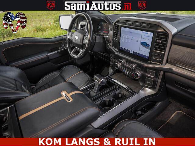 Ford F-150 PLATINUM | MASSAGE | PANO | GROOTSCHERM | COMFORT STOELEN | ADAPTIVE CRUISE | DC | DUBBELE CABINE | 5 PERSOONS | DC | DASH CAM | MASSAGE |